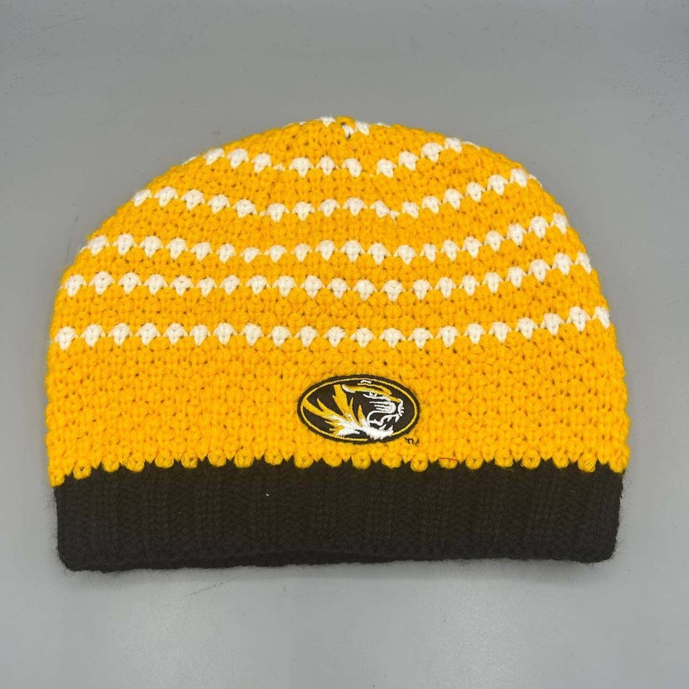 Missouri Tigers NCAA Hat Men Yellow Black The Game Beanie Cap New